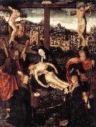 Crucifixion with Donors and Saints fdg